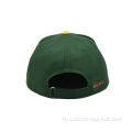 Caps Snapback de fermeture en plastique 100% unisexe 100% en coton